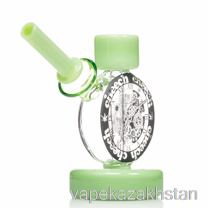 Vape Smoke Cheech Clock Bubbler Green